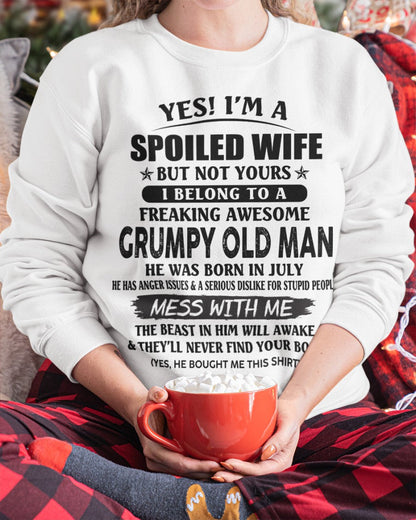 Grumpy Old Man July – Perfect gift for your wife From Husband – TRNN07 (SKU08-63-07)
