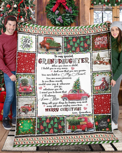 BLANKET FOR GRANDDAUGHTER FROM GRANDMA – XMAS GIFT (SKUB-CHRISTMAS5)