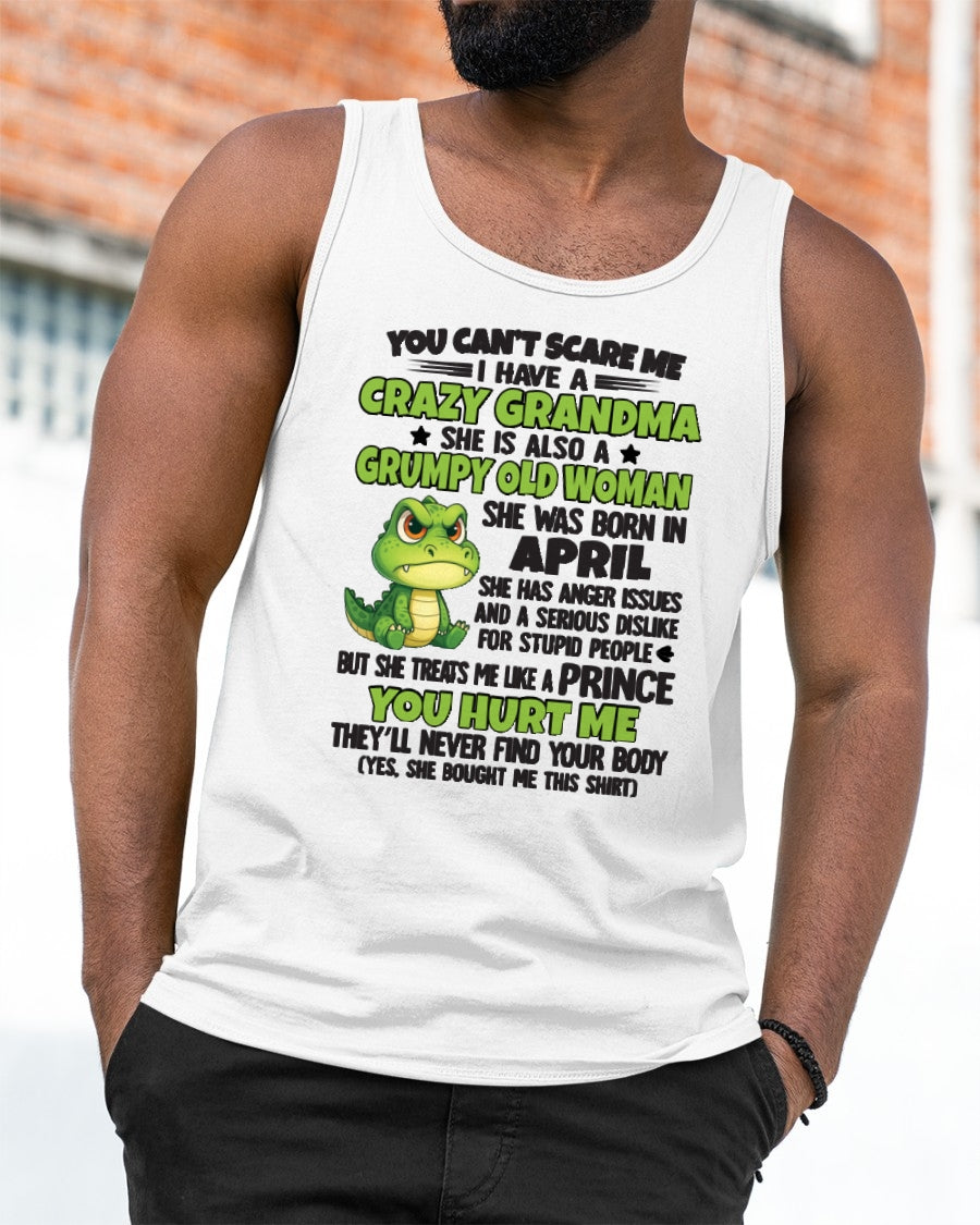 APRIL - YOU CAN'T SCARE ME - FOR GRANDSON - GIFT FROM GRANDMA - TRNN04 (SKU09-85-04)