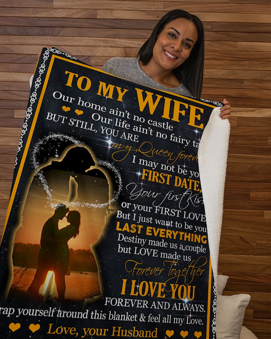 Gift for your Wife - Personalized Blanket - Best Gift - from husband