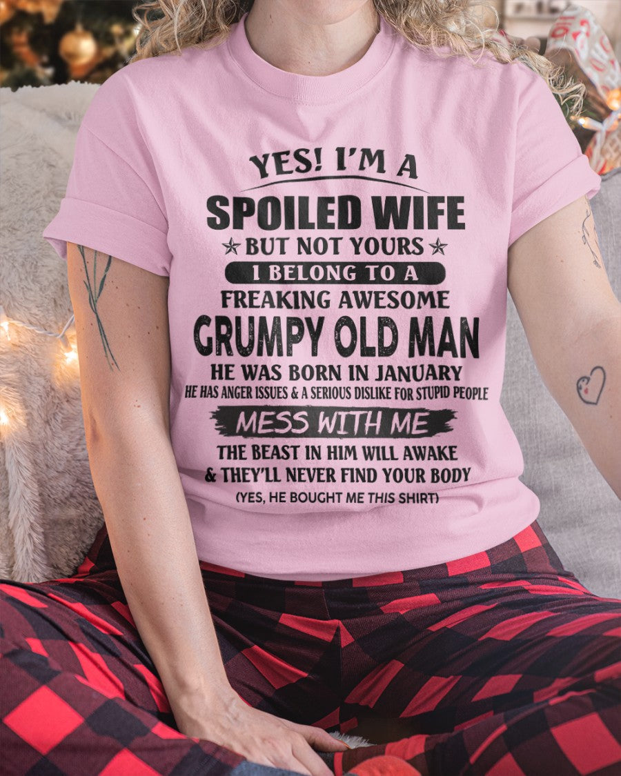 Grumpy Old Man January – Perfect gift for wife From Husband – TRNN01 (SKU08-63-01)