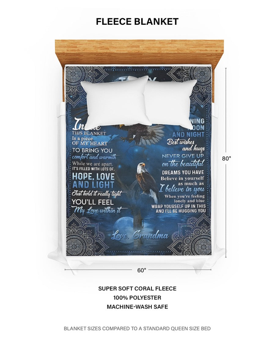 Special Gift For Your Grandson Blanket - From Grandma (SKUB11-119)