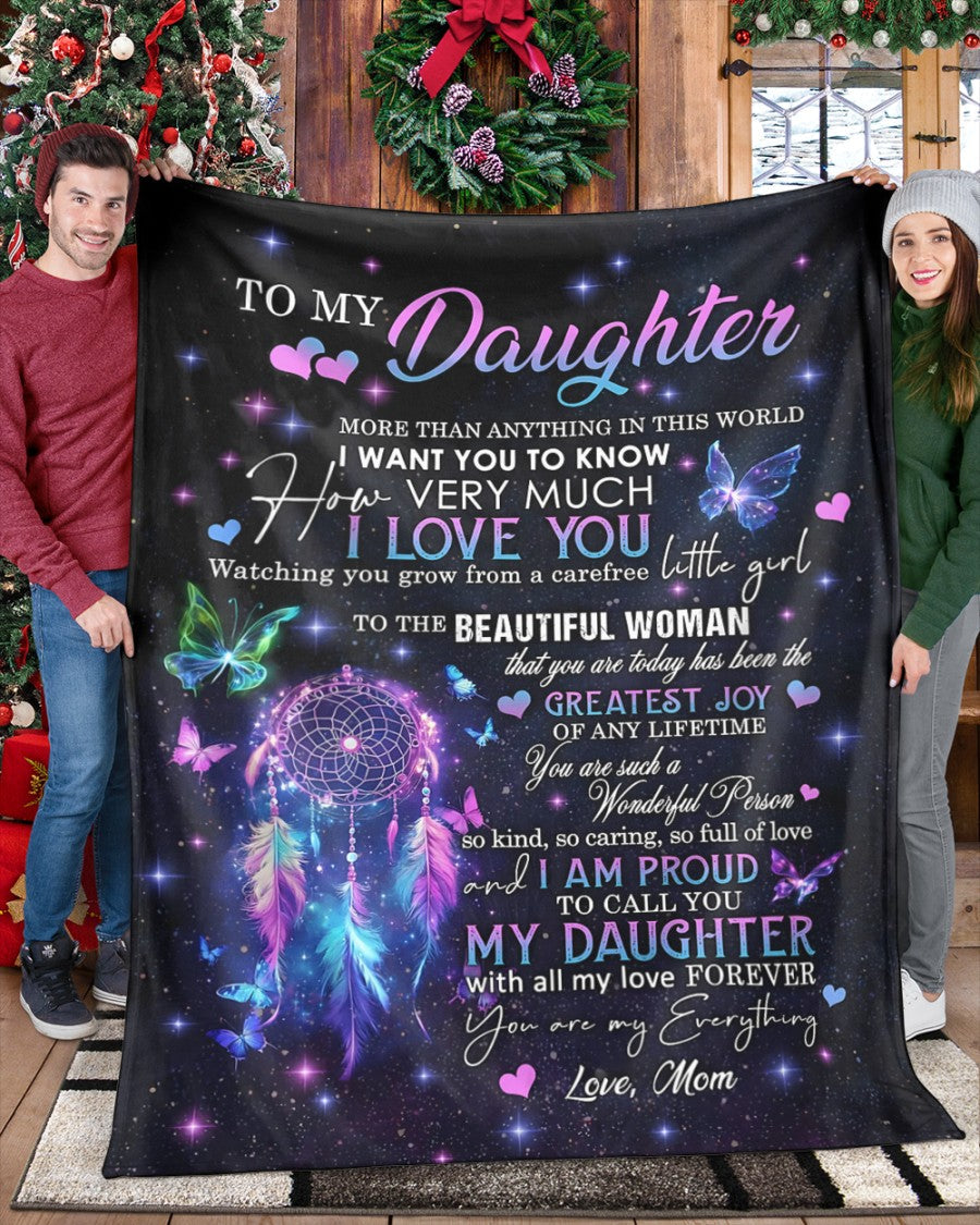 Special Gift For Daughter - From Mom Blanket (SKUB08-92)