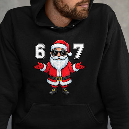 67 Meme Six Seven 6 7 Funny Santa Matching Xmas 67 Christmas T-Shirt - Christmas Unisex T-Shirt/Hoodie/Sweatshirt - TRNN00 (Copy)