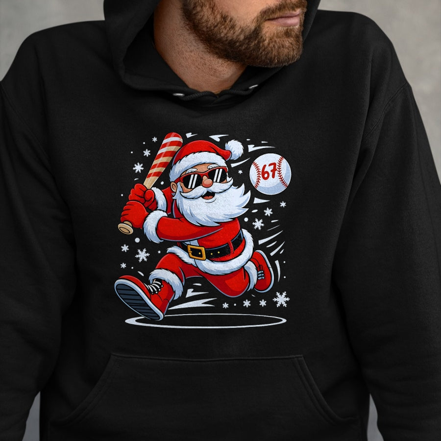Funny Baseball Santa 67 Christmas Xmas Pajamas Boys T-Shirt - Christmas Unisex T-Shirt/Hoodie/Sweatshirt - TRNN00