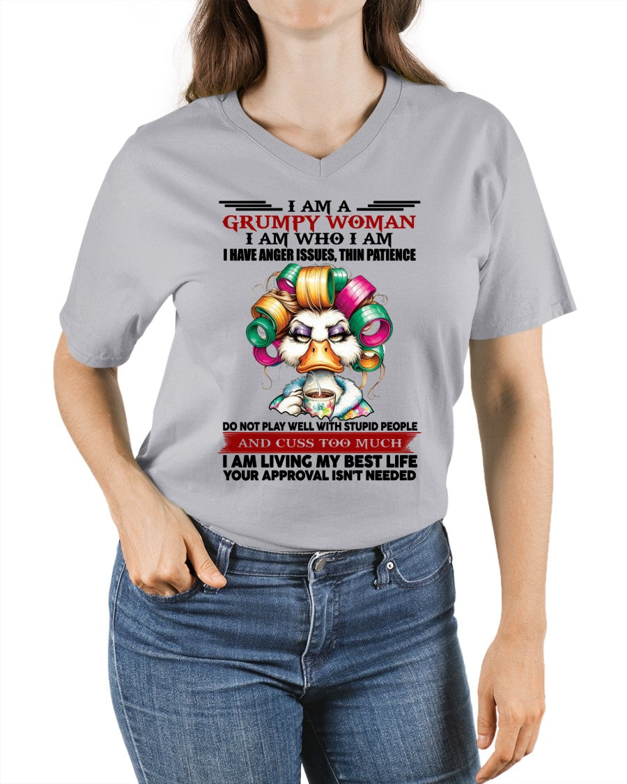 GRUMPY WOMAN - BIRTHDAY SHIRT FOR WOMEN - TRNN00 (SKU26T-01-22-00)