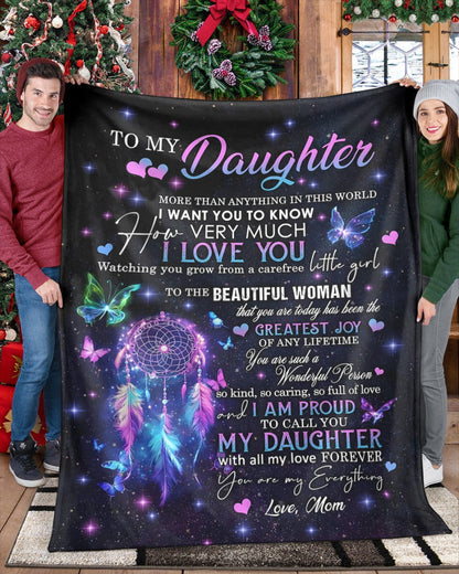 Special Gift For Daughter - From Mom Blanket (SKUB08-92)