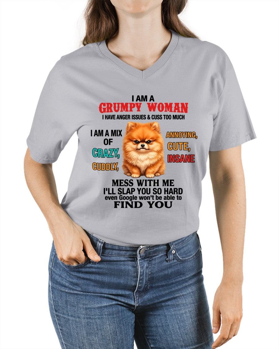 I AM A GRUMPY WOMAN - Birthday T Shirt For Woman - TRNN00 (SKU2605-229-00)