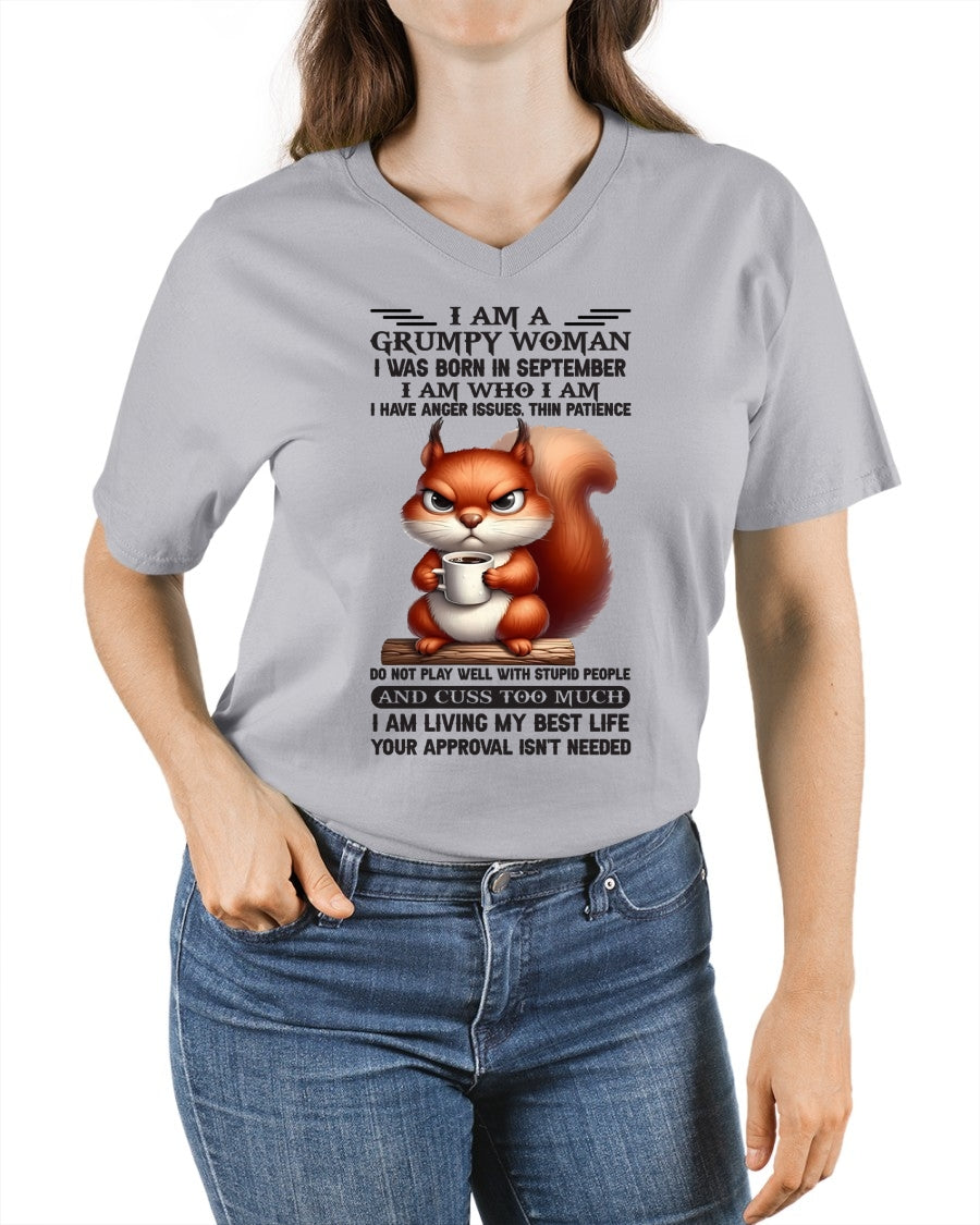 SEPTEMBER - GRUMPY WOMAN - BIRTHDAY GIFT FOR WOMEN - TRNN09 (SKU09-07-09)
