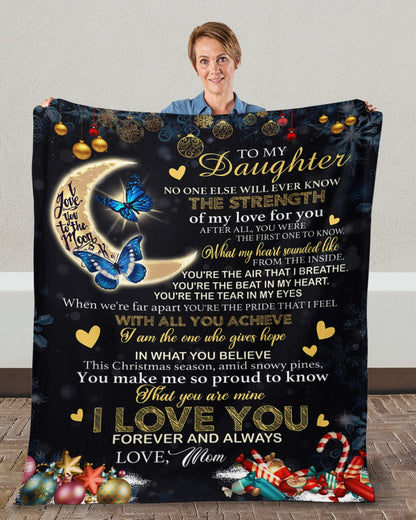 Special gift for your daughter Blanket -  from mom
