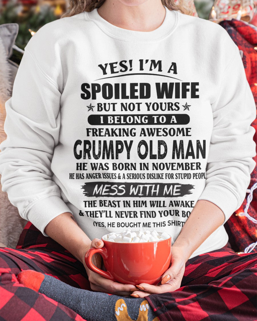 Grumpy Old Man November – Perfect gift for your wife From Husband – TRNN11 (SKU08-63-11)