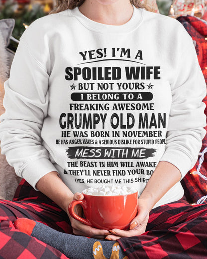 Grumpy Old Man November – Perfect gift for your wife From Husband – TRNN11 (SKU08-63-11)