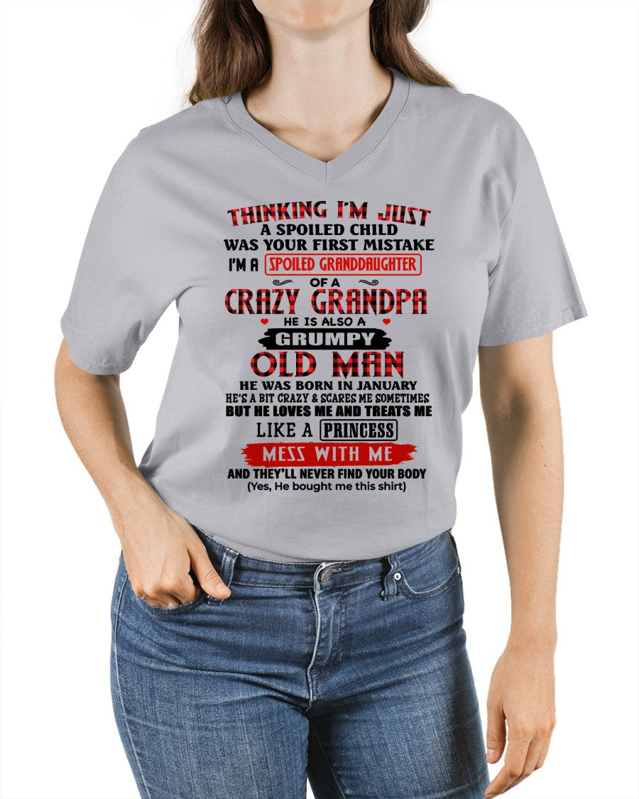 JANUARY - SPOILED GRANDDAUGHTER - GIFT FROM GRANDPA - TRNN01 (SKU2602-117-01)