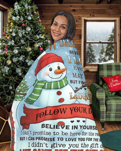Special Gift For Your Daughter Blanket - From Dad (SKUB11-19)