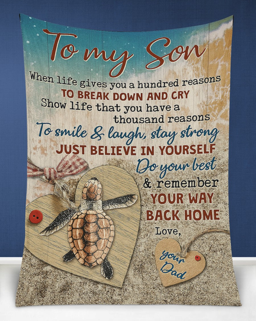 Special Gift For Your Son Blanket - From Dad