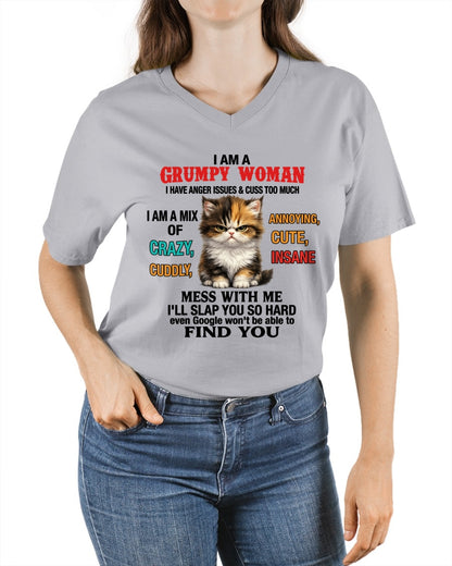 I AM A GRUMPY WOMAN - Birthday T Shirt For Woman - TRNN00 (SKU2604-118-00)