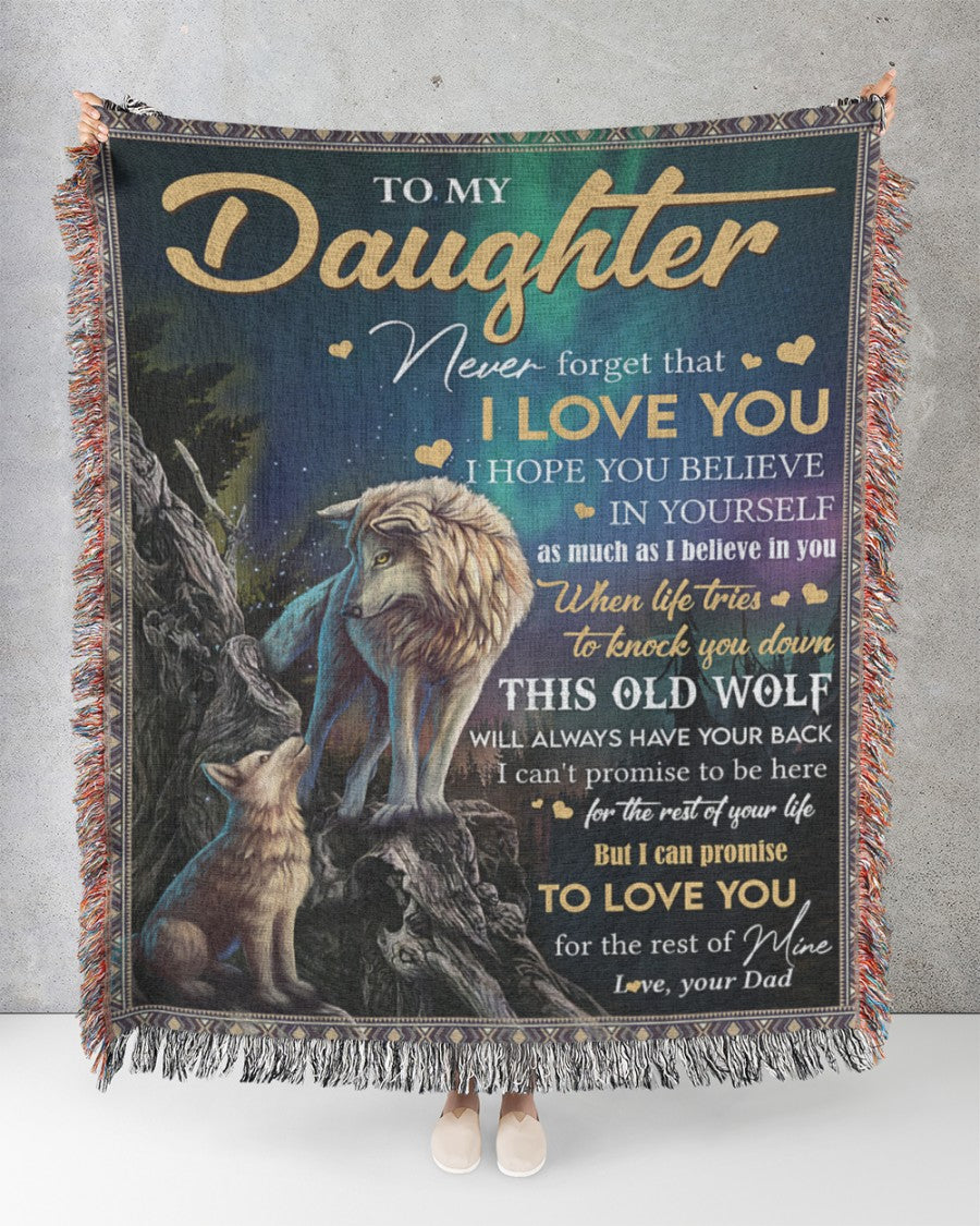 Special blanket for Daughter - From Dad blanket