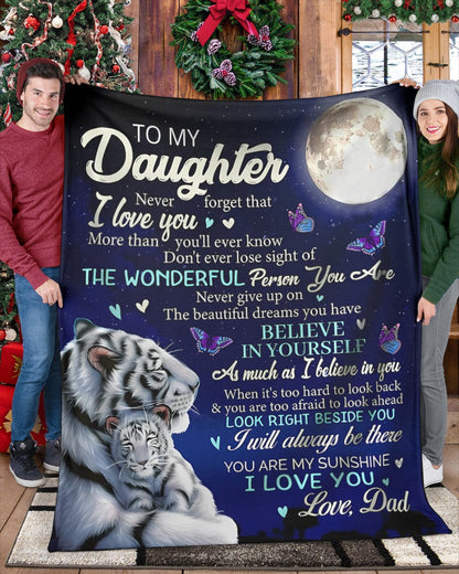 Special Gift For Your Daughter Blanket - From Dad (SKUB06-77)