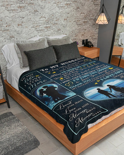 Special Gift For Your Husband Blanket - From Wife (SKU-CHAU-B12) FULL