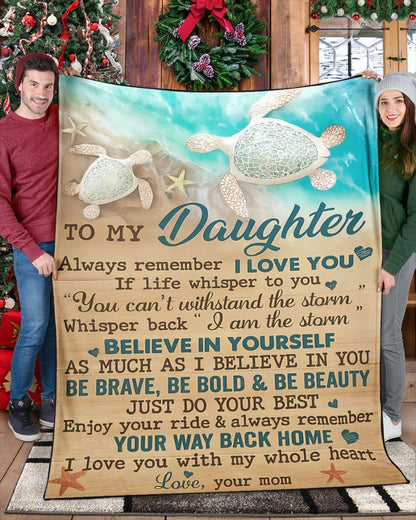 Special Gift For Your Daughter Blanket - From Mom