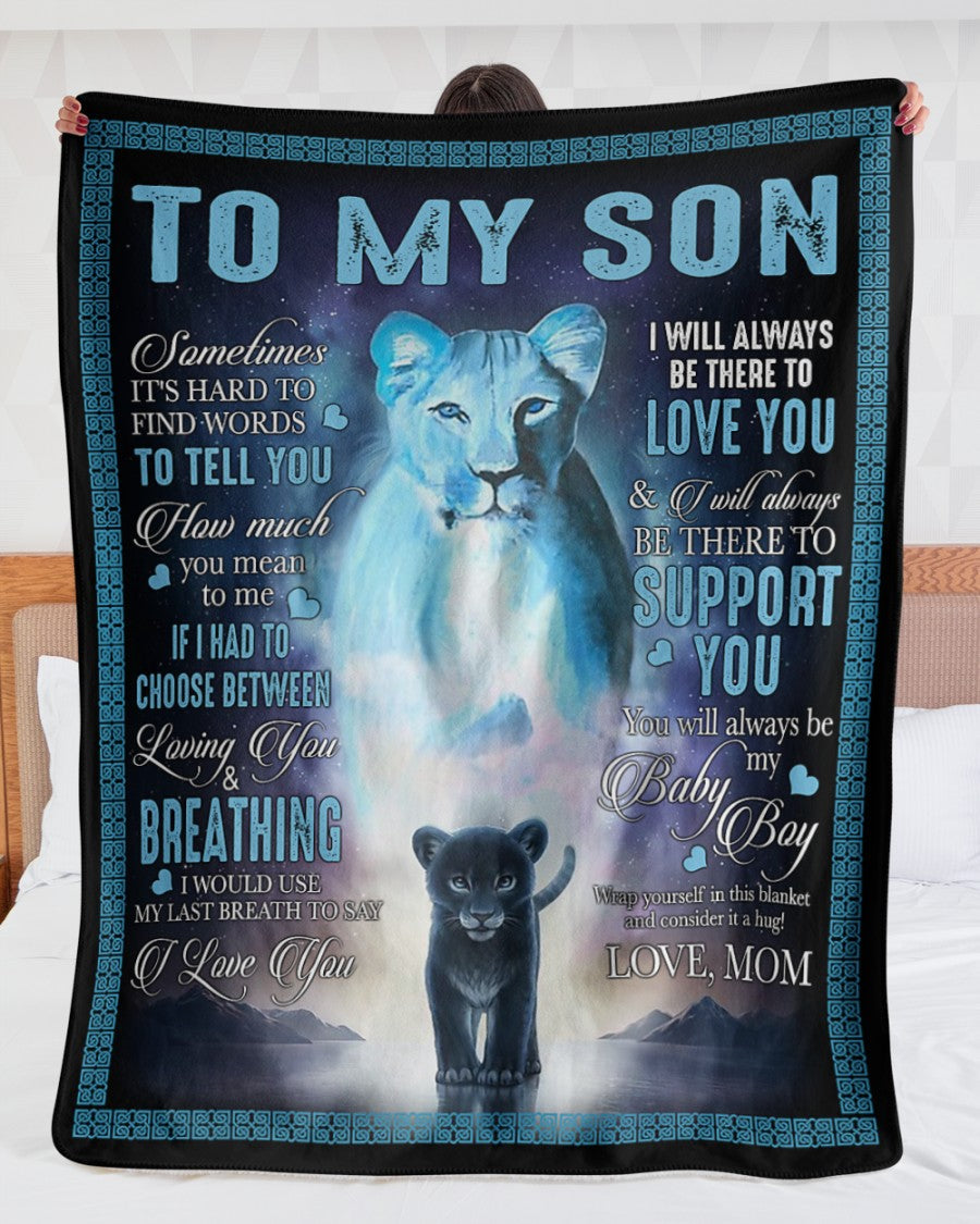 Special Gift For Your Son Blanket - From Mom