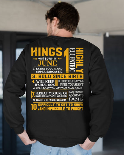 JUNE KING  – Extra Tough, Fiercely Loyal & Built Different Since Birth - T Shirt For Strongman - TRNN06 (SKU2602-133-06)