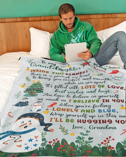 Special Gift For Your Granddaughter Blanket - From Grandma (SKUB11-03) FULL