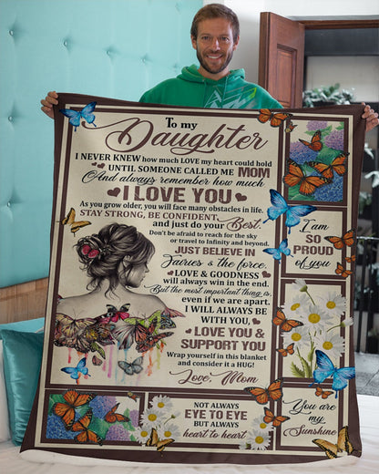 Special Gift For Your Daughter Blanket - From Mom