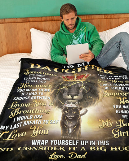 Special Gift For Your Daughter Blanket - From Dad