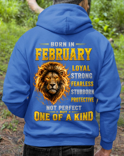 FEBRUARY GUY - NOT PERFECT BUT ONE OF A KIND - T SHIRT FOR STRONGMAN - TRNN02 (SKU2608-34-02)