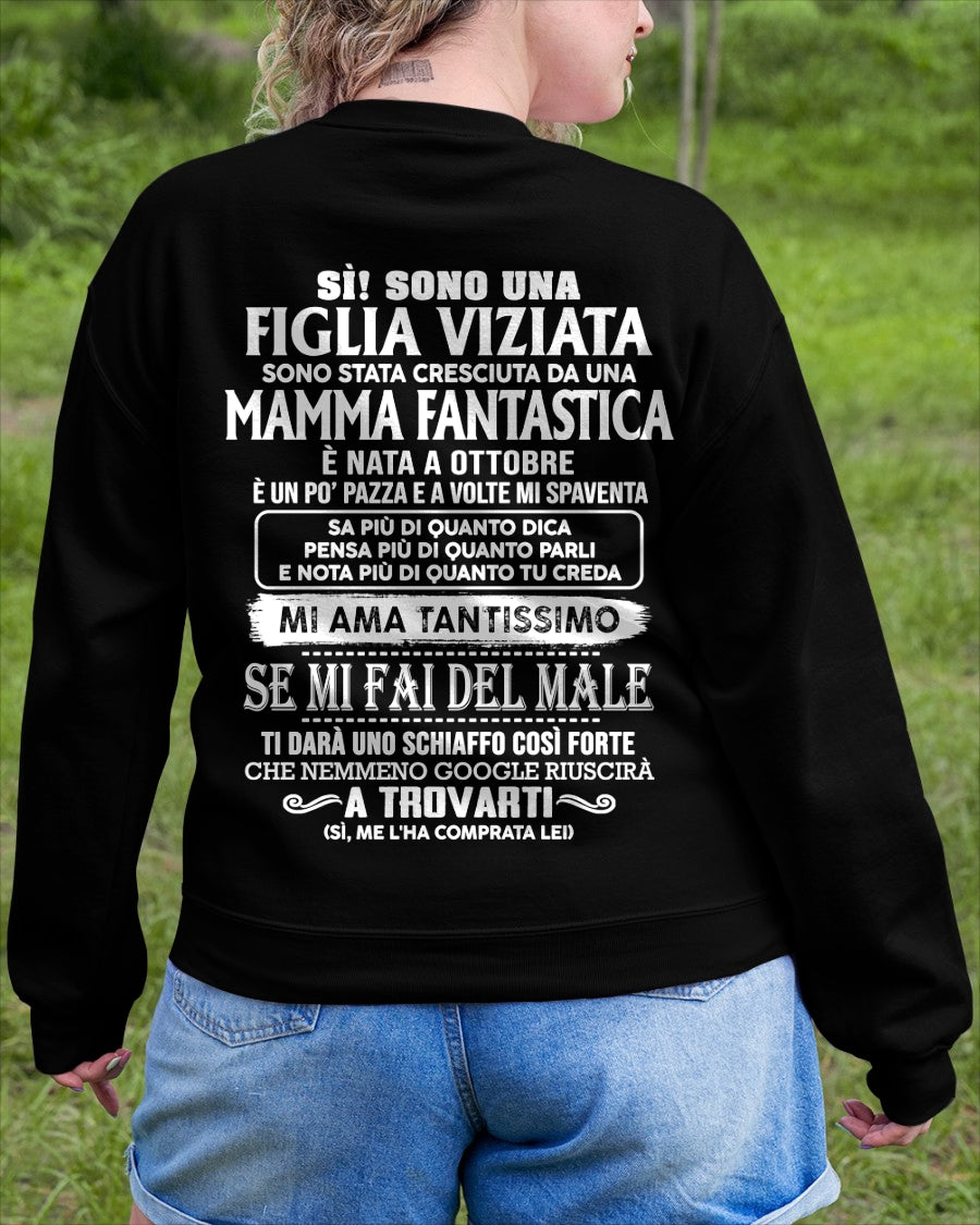 OTTOBRE - Fantastica mamma - Maglietta per il figlia dalla mamma - ITA/TRNN10 (SKU2605-263-10)