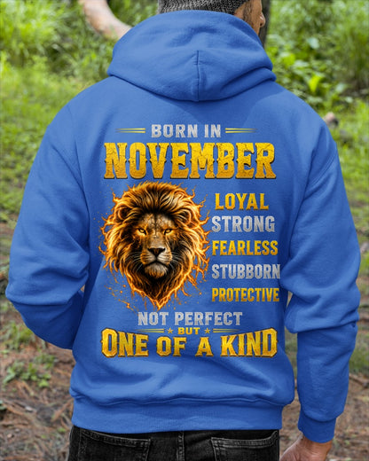 NOVEMBER GUY - NOT PERFECT BUT ONE OF A KIND - T SHIRT FOR STRONGMAN - TRNN11 (SKU2608-34-11)