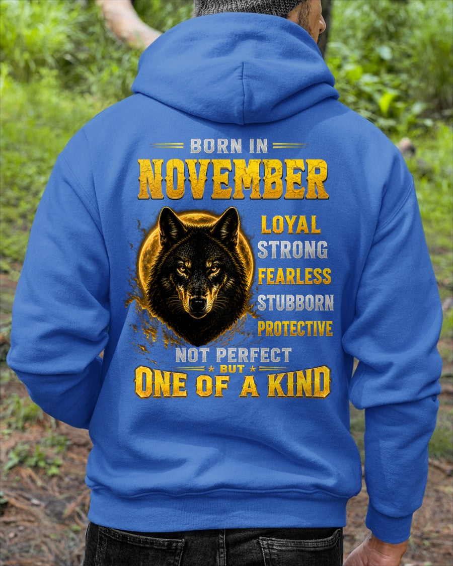NOVEMBER GUY - NOT PERFECT BUT ONE OF A KIND - T SHIRT FOR STRONGMAN - TRNN11 (SKU2607-266-11)