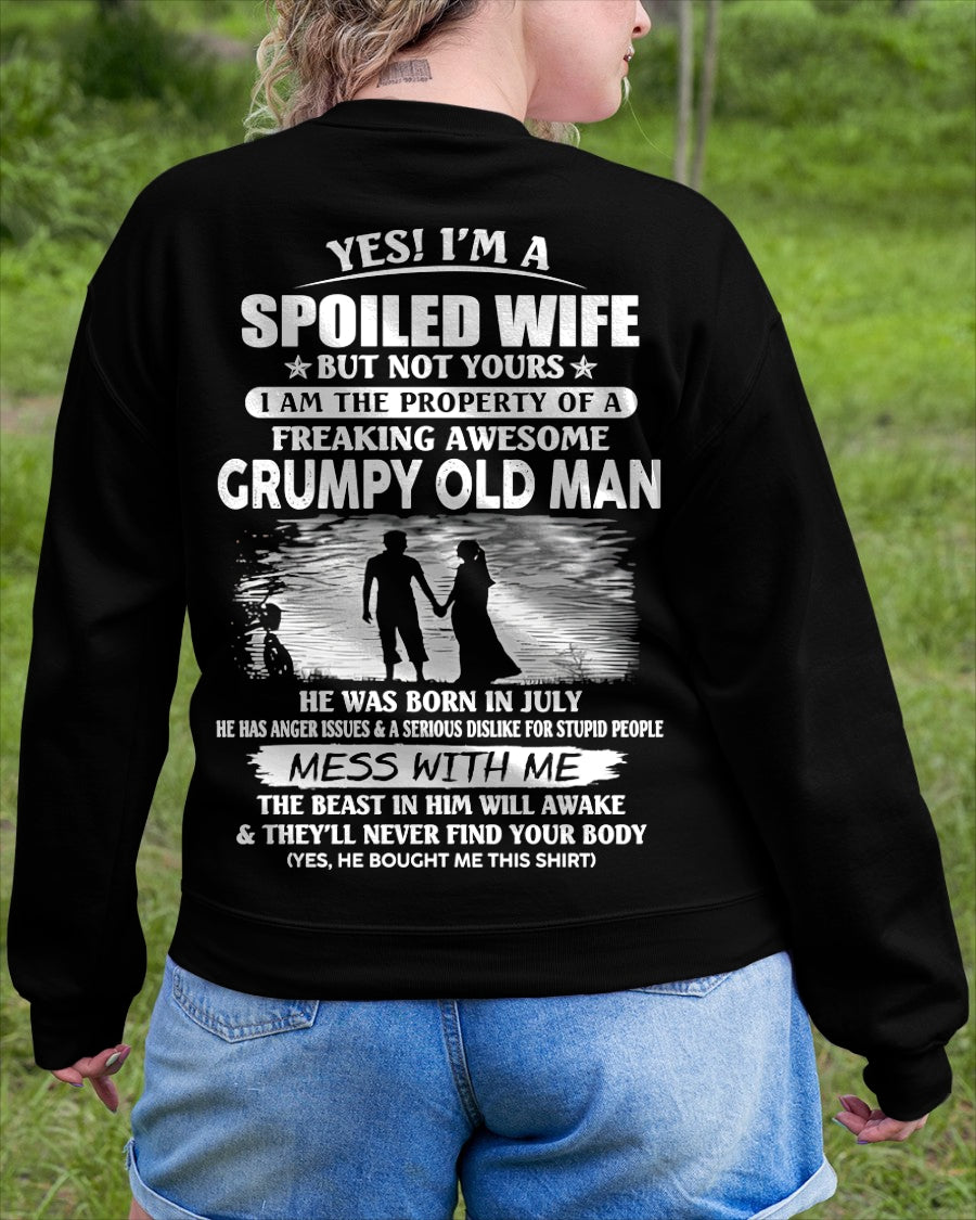 JULY - YES! I'M A SPOILED WIFE BUT NOT YOURS - FROM HUSBAND - TRNN07 (SKU2607-97-07)
