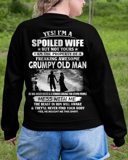 YES! I'M A SPOILED WIFE BUT NOT YOURS - FROM HUSBAND - TRNN00 (SKU2607-97-00)