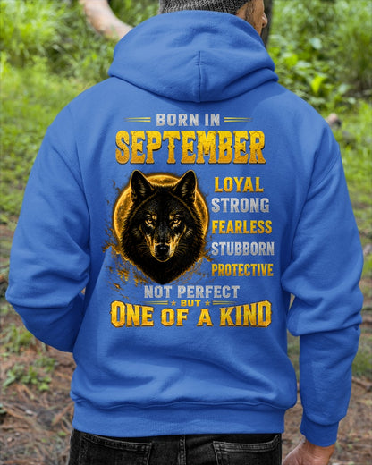 SEPTEMBER GUY - NOT PERFECT BUT ONE OF A KIND - T SHIRT FOR STRONGMAN - TRNN09 (SKU2607-266-09)