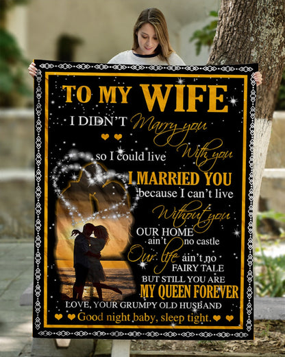 Special Gift For Your Wife Blanket - From Husband