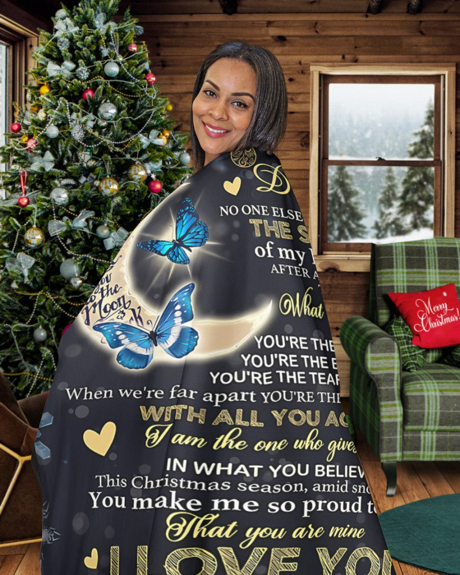 Special Gift For Your Daughter Blanket - From Mom (SKU-CHAU-B09)