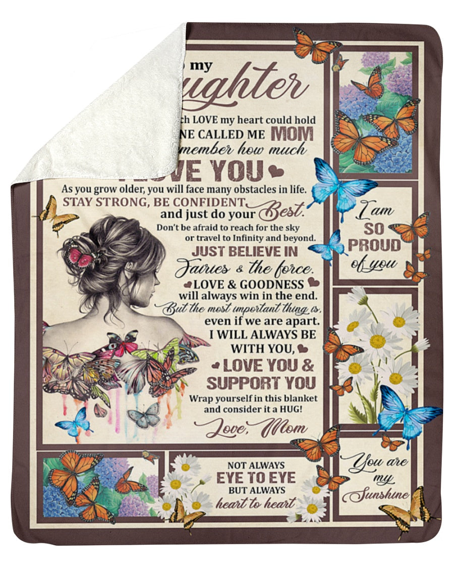 Special blanket for Daughter - From Mom