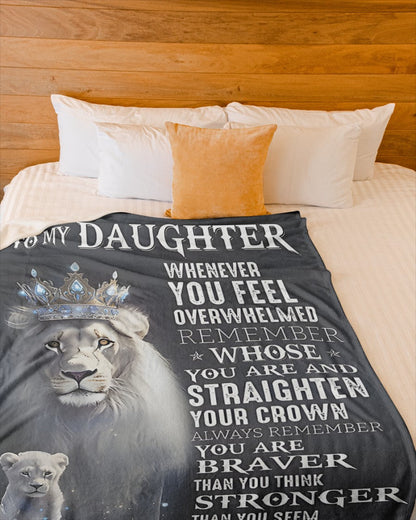 BLANKET FOR DAUGHTER - GIFT FROM DAD - COMFORT & WARMTH GIFT 2 NTTD00 (SKUB-NTTD-01)