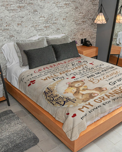 Special Gift For Your Granddaughter Blanket - From Grandma