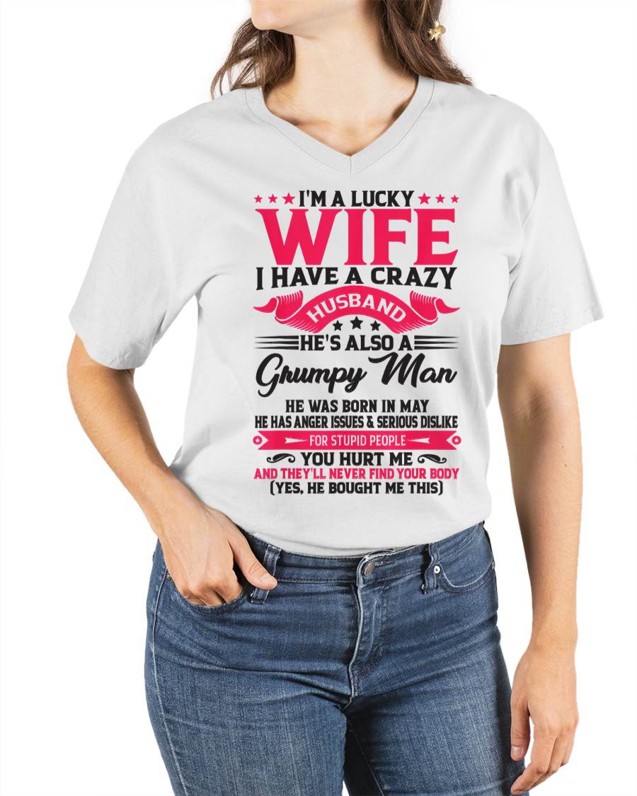 MAY - TO MY WIFE - I'M A LUCKY WIFE - GIFT FROM HUSBAND - TRNN05 (SKU10-136-05)