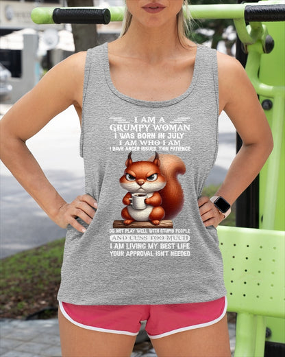 JULY - I AM WHO I AM - Birthday T Shirt For Woman - TRNN07 (SKU2602-157-07)