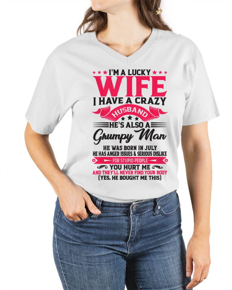 JULY - TO MY WIFE - I'M A LUCKY WIFE - GIFT FROM HUSBAND - TRNN07 (SKU10-136-07)