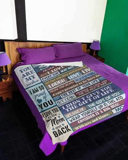 Special Gift For Your Son Blanket - From Mom