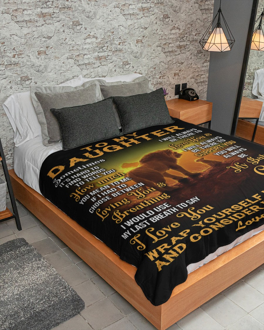 Special Gift For Your Daughter Blanket - From Dad