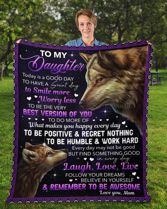 Special blanket for Daughter - From Mom blanket