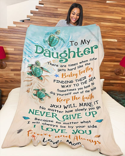 Special Gift For Your Daughter Blanket - From Mom