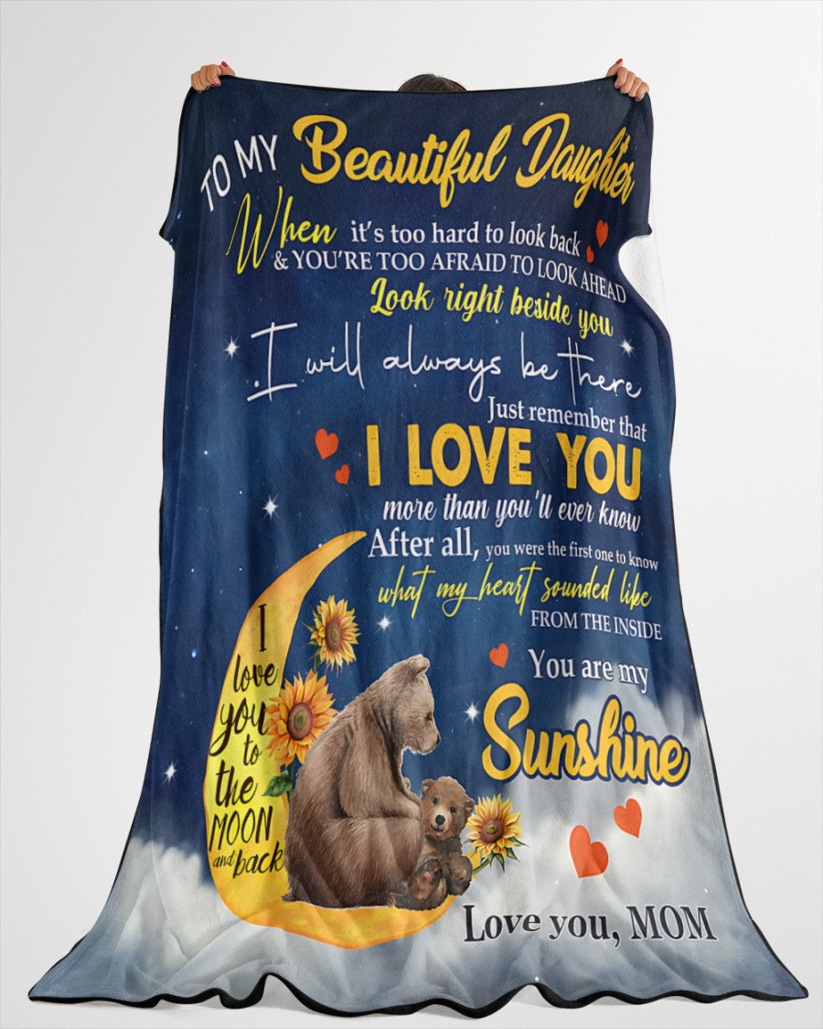 Special Gift For Your Daughter Blanket - From Mom (SKUB11-137)