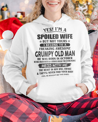 Grumpy Old Man October – Perfect gift for your wife From Husband – TRNN10 (SKU08-63-10)